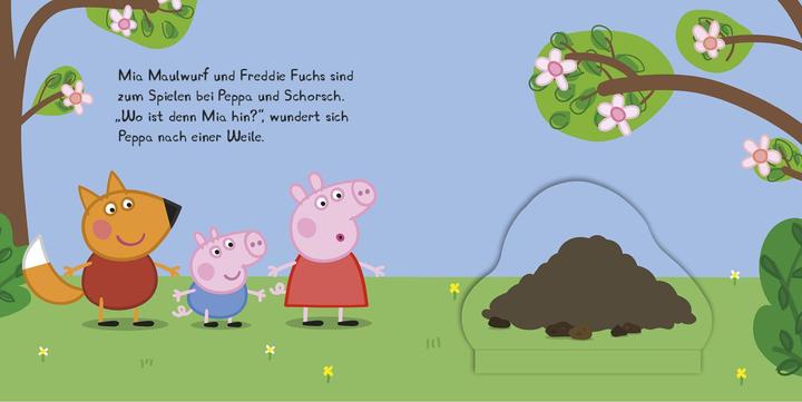 Produktbild Panini Peppa Pig: Peppa findet einen Schatz - Mein Abenteuer-Klappenbuch (Deutsch, Panini, 2023)