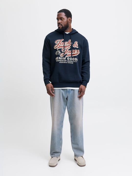 Actual product image Jack & Jones JJELOGO SWEAT HOOD 2 COL 24/25 NOOS PLS (4XL)