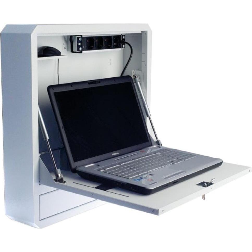 Techly ICRLIM01W2 notebook security drawer, Notebook Security, Weiss