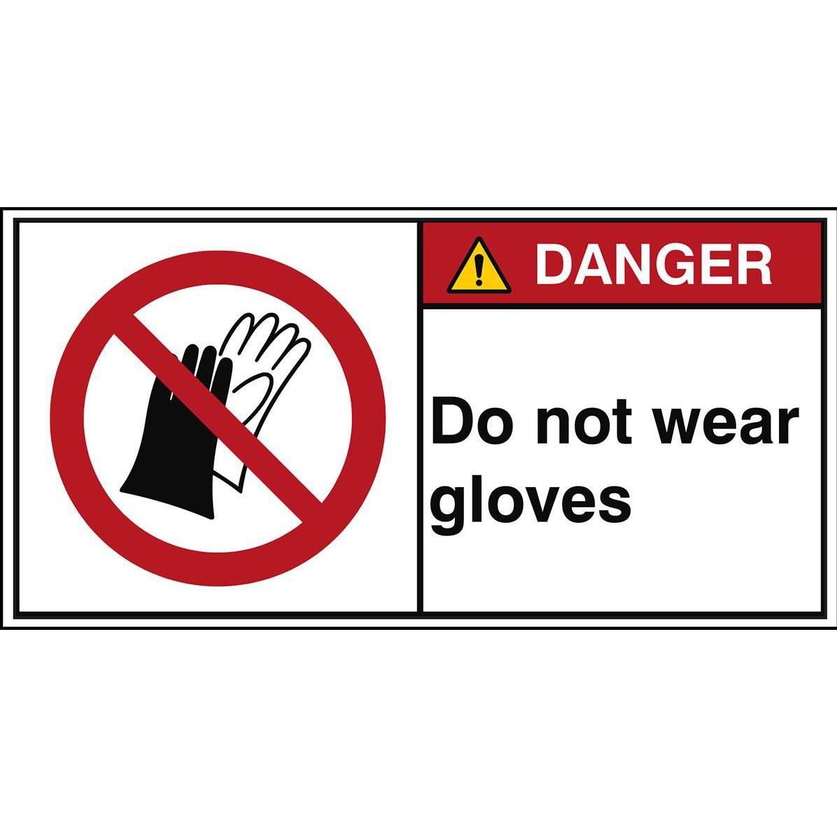 Brady, Sicherheitskennzeichnung, ISO Safety Sign - Do not wear