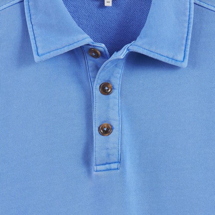 Produktbild La Redoute Collections Sweatshirt mit Polokragen aus Molton (110)
