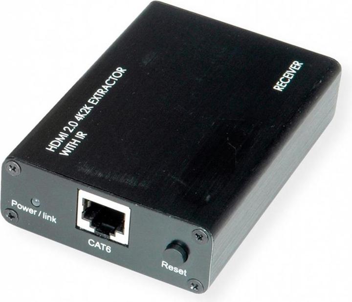 Productafbeelding Roline HDMI A/V verlenger via Cat.6A kabel, 4K@60Hz, 30 m