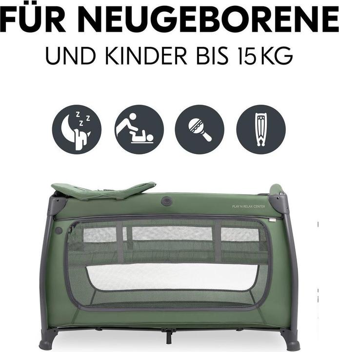 Produktbild Hauck Reisebetten Reisebett Sparset Play N Relax Center inkl.
