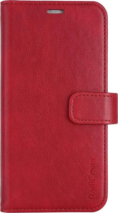 Actual product image Radicover Radiation Protection Wallet Vegan Leather iPhone 14 Flipcover Red (Apple iPhone 14)