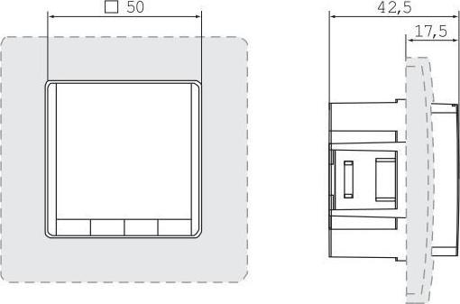Actual product image Eberle Controls UP room controller