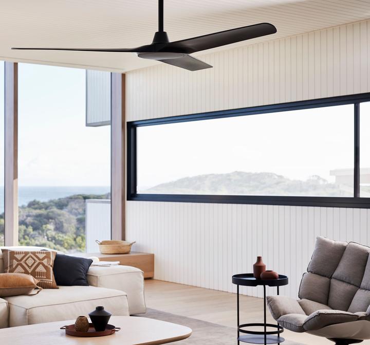 Produktbild Lucci Air Outdoor Energiespar Deckenventilator Abyss Schwarz (49 dB)