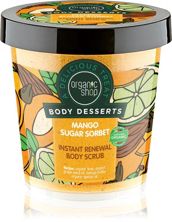 Image du produit Organic Shop Body Desserts Mango Sugar Sorbet Body Scrub Sugar Body Scrub With Mango 450Ml - 450ML (450 ml)