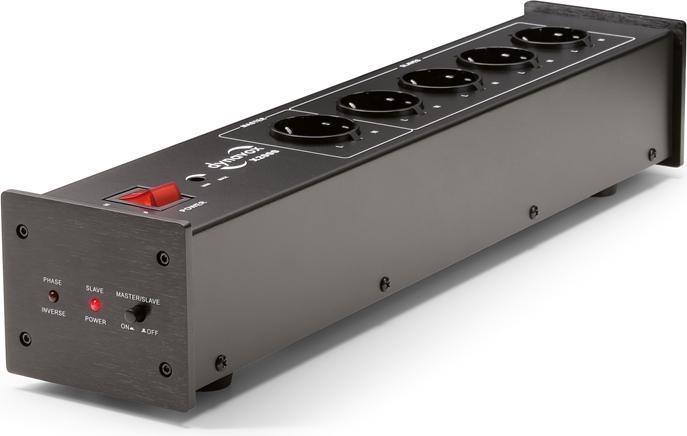 Actual product image Dynavox HiFi socket strip X2000 black with MasterSlave function (Screen protective film)