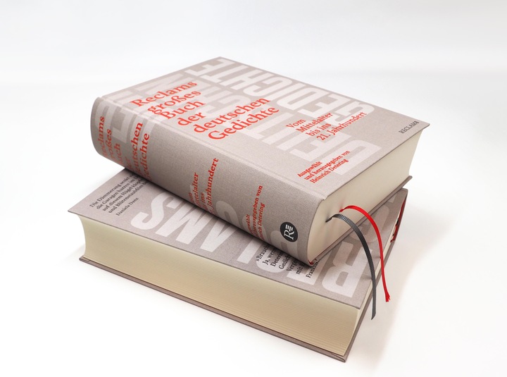 Produktbild Reclams grosses Buch der deutschen Gedichte (Deutsch, Heinrich Detering, 2024)