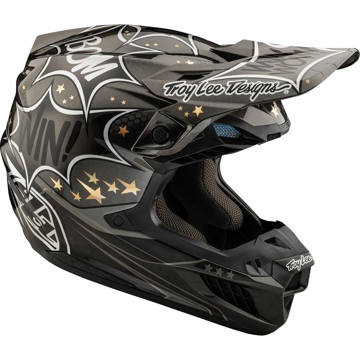 Thumbnail - Troy Lee Designs, Motorradhelm, SE5 ECE Carbon MIPS Helm, Cosmic Explosion, gray, L 58-59cm (58 - 59 cm, L)