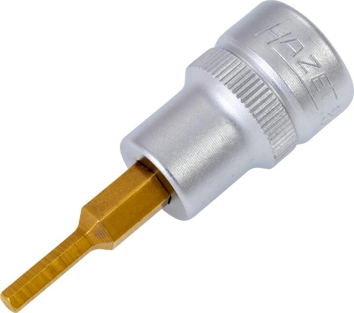Produktbild HAZET Schraubendreher-Steckschlüsseleinsatz 8801-3 ∙ Vierkant10 mm (3/8 Zoll) ∙ Innen Sechskant Pro… (3 mm)