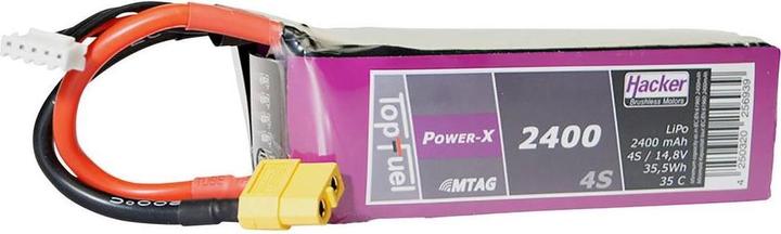 Produktbild Hacker LiPo Pack TF Power-X 2400mAh 4S MTAG (14.80 V, 2400 mAh)