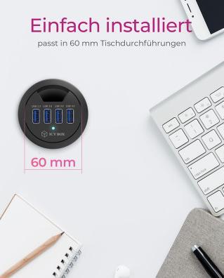 Produktbild Icy Box Ib-Hub1403 (USB-C, 4 Ports)