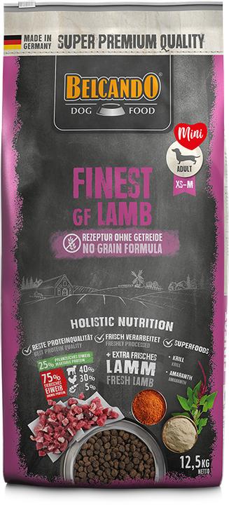 Belcando Finest Grainfree Lamb Trockenfutter getreidefrei (Adult, 1 Stk.,  12500 g)