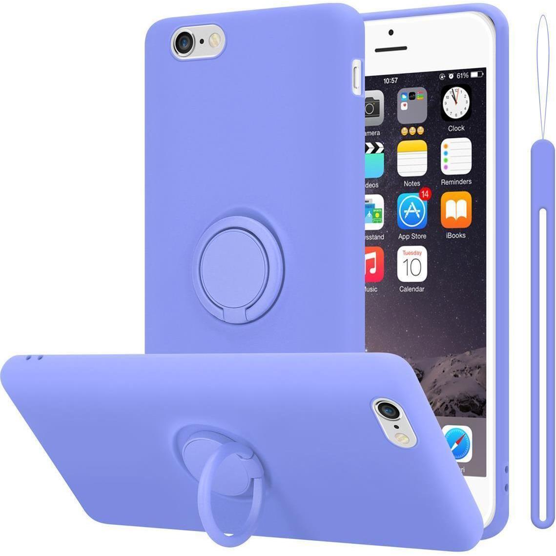 Thumbnail - Cadorabo TPU Liquid Ring Silicone Case Hülle (Apple iPhone 6), Smartphone Hülle, Violett