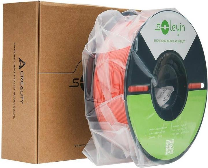 Actual product image Creality Filament Soleyin Ultra-PLA Rot 1.75 mm 1.29 kg (PLA, 1.75 mm, 1000 g, Red)