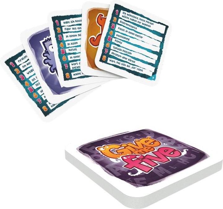 Actual product image Cocktail games COGD0001 - Give me five - Card game, 4-9 players, ages 12+ (DE edition) (German)