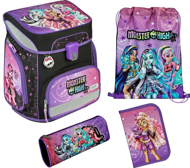 Produktbild Scooli Schulthek-Set 5-teilig Monster High, 18 l (18 l)