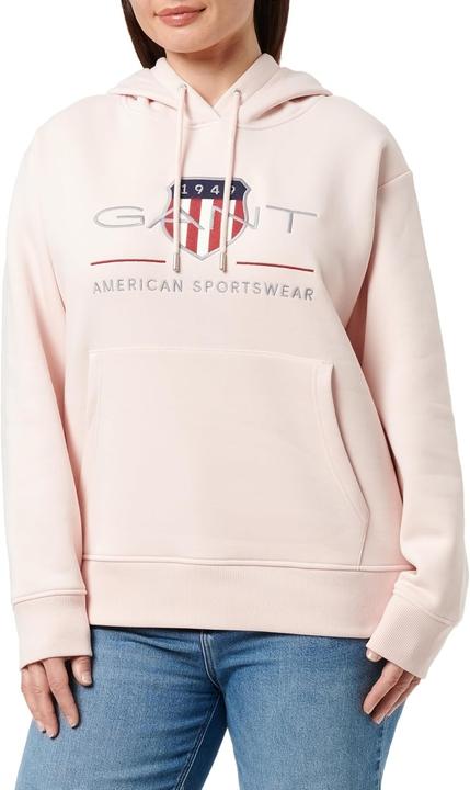 Image du produit GANT Sweat à capuche avec broderie graphique et manches côtelées (L)