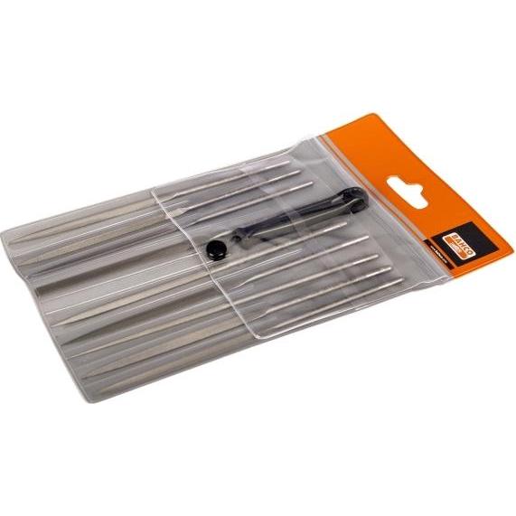 Thumbnail - Bahco, Raspel + Feile, Nadelfeilensatz, Halbschlicht, ohne Heft 160 mm - 9-teilig (160 mm)