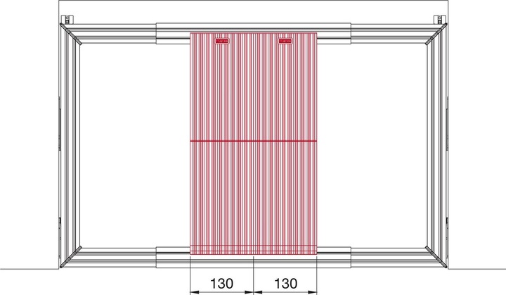 Image du produit Servetto Module de rangement pour chaussures Papillon fumé-anthracite