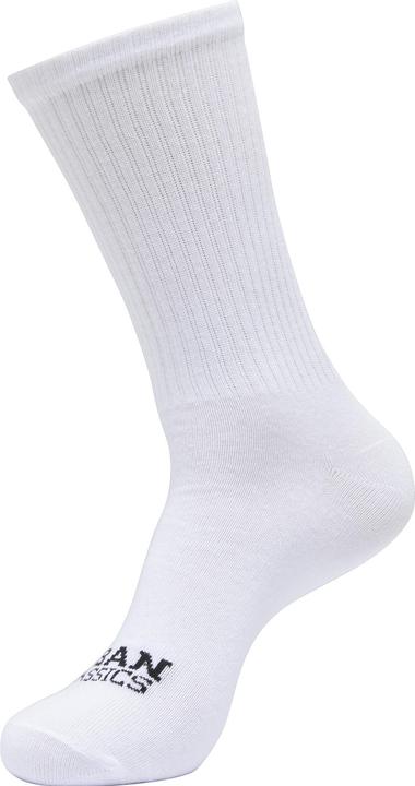 Produktbild Urban Classics Simple Flat Knit Socks 3-Pack white 43-46 (3er Pack)
