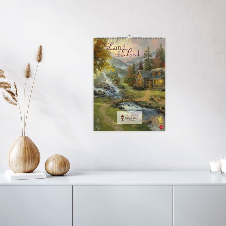 Actual product image Thomas Kinkade: Land im Licht Kalender 2026 (34 x 44 cm)