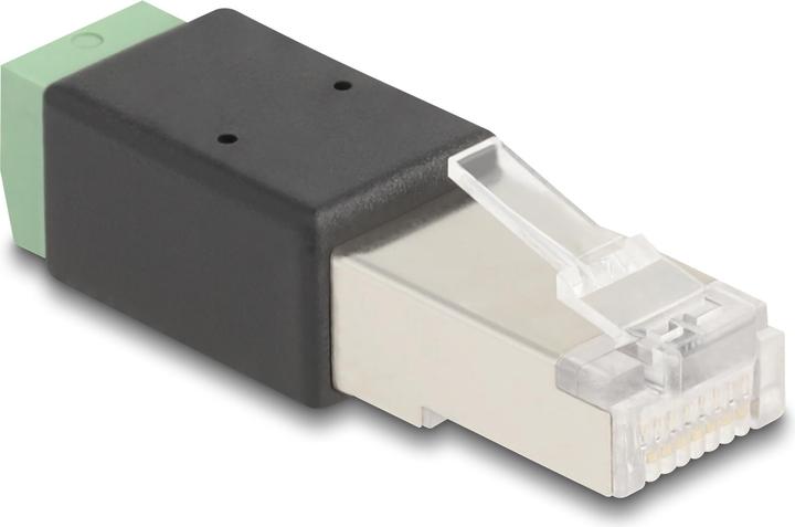 Delock RJ45 Stecker zu Terminalblock Adapter 2 Pin (Netzwerkkabel Stecker)
