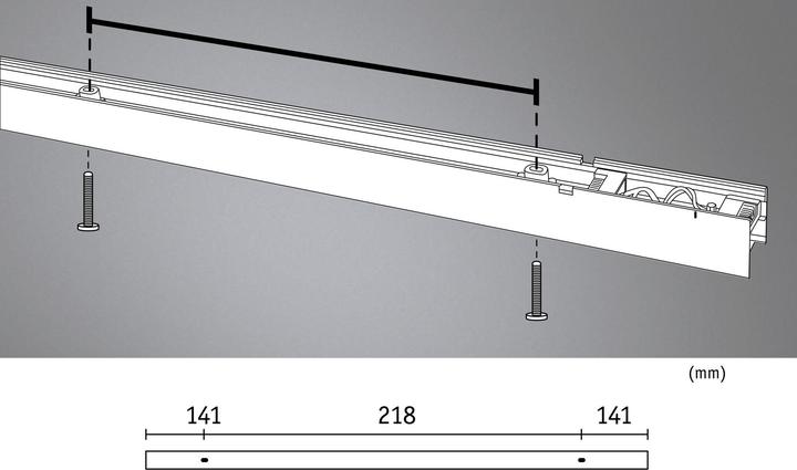 Actual product image Paulmann Linion lighting channel system (890 lm)