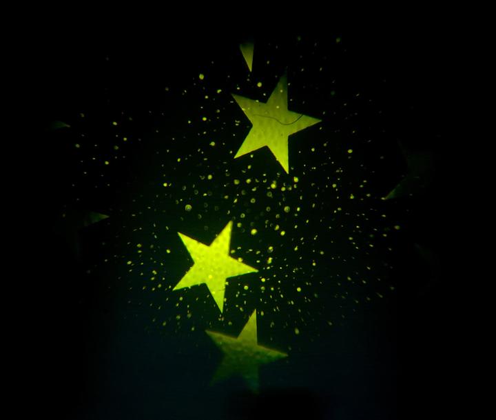 Image du produit Infactory Pointe de l'étoile de Noël à LED avec projecteur
