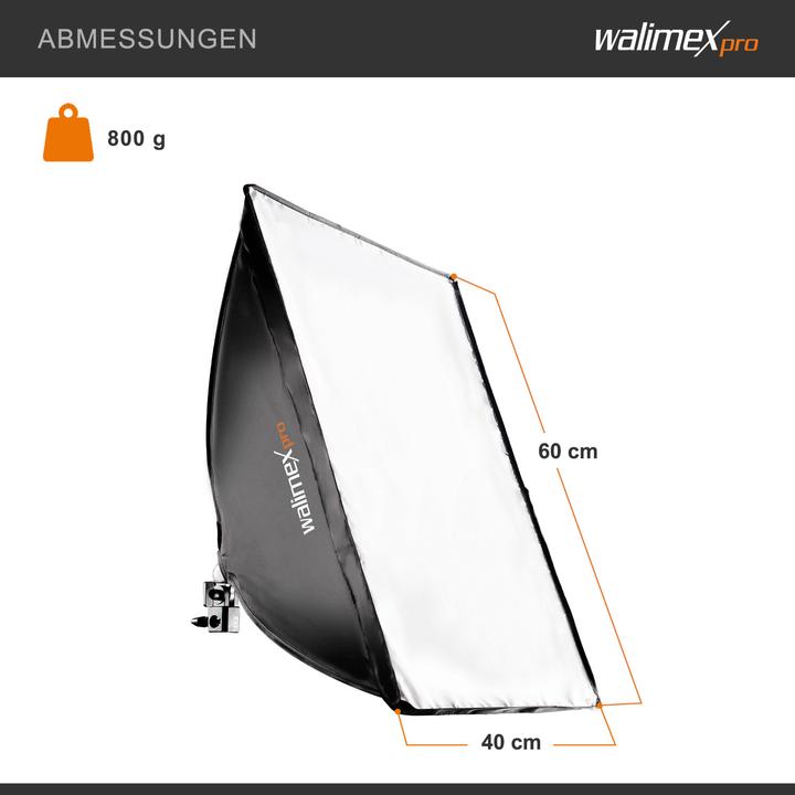 Actual product image Walimex pro LED 35W Softbox 40x60cm Daylight 5,000K (Soft boxes)