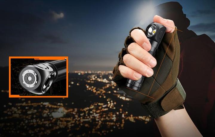 Actual product image Superfire 2-in-1 Headlamp TH04, 600lm, USB-C (600 lm)