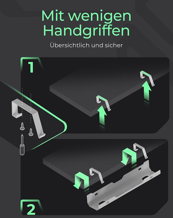 Actual product image Icy Box Kabelmanagementwanne (Cable hole, 60 cm)