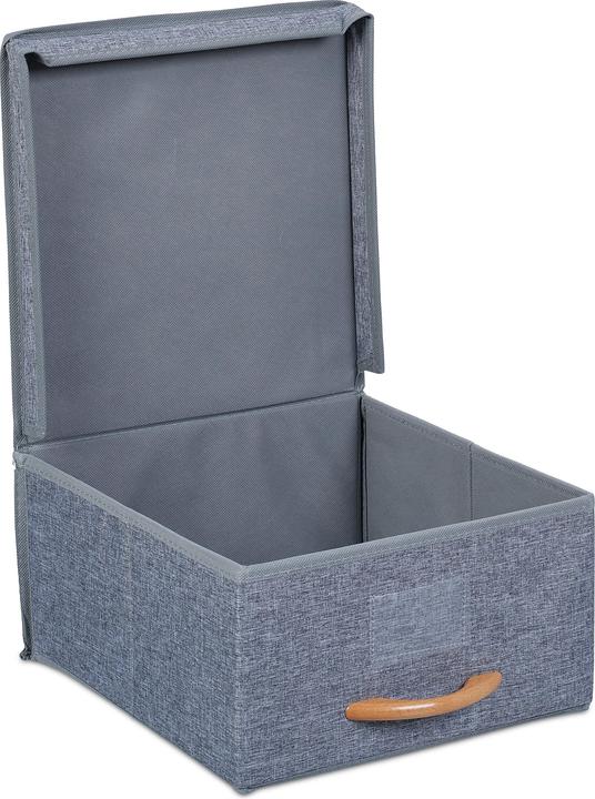 Image du produit Relaxdays 2x bacs-de-rangement (30 x 32.5 x 16 cm, 12 l)
