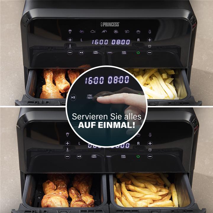 Produktbild Princess Double Basket Aerofryer Heissluftfritteuse