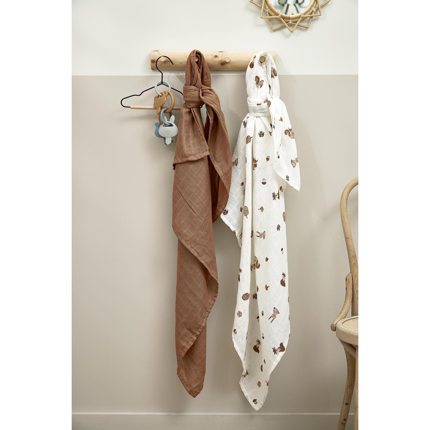 Meyco, Pucktuch + Nuscheli, Swaddle (120 cm, 120 cm)