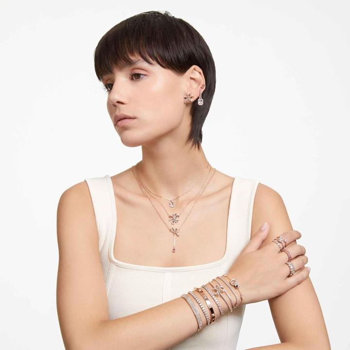 Produktbild Swarovski Matrix Ring Baguette Schliff Rosa Roségold (55)