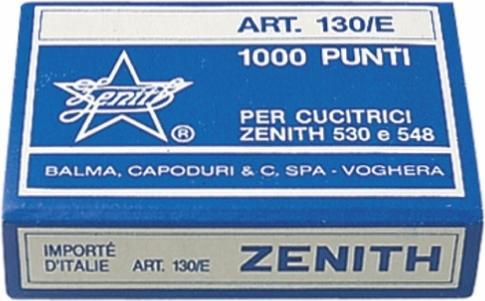Produktbild Zenith Heftklammern Stahl 130/E (6/4) 1000Stk/Packung - (1000 x 10 Packungen) (1000 x)