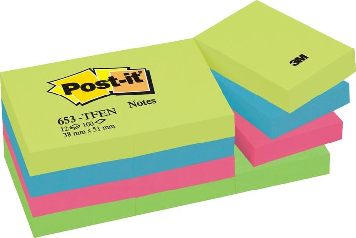 Neon yellow, PowerPink, paradise blue, Neon green