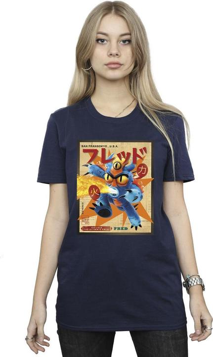 Produktbild Disney Big Hero 6 Baymax Fred Newspaper TShirt (XL)