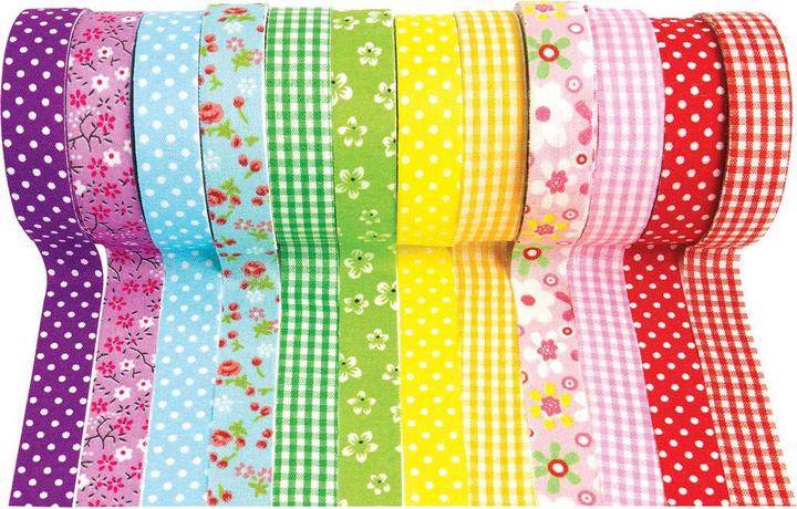 Actual product image Colorations - Tape-Stoffe und Muster, 12er-Set