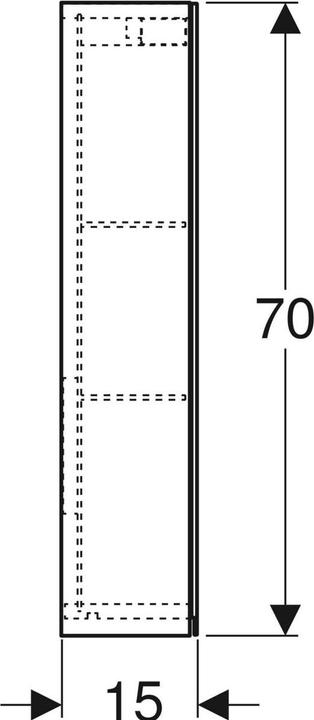 Actual product image Geberit Option (60 x 15 x 70 cm)