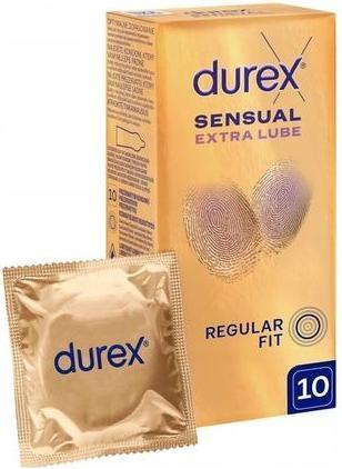 Actual product image Durex Sensual Extra Lubricated - 10 Pieces (10 pcs.)