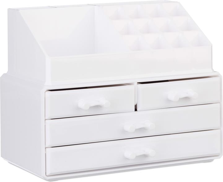 Relaxdays Makeup Organizer with 4 Drawers