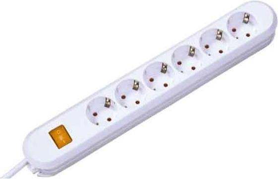 Image du produit Bachmann Multiprise 6x 500cm interrupteur 381.252K (19.07.1329) (6x, CEE 7/3, 5 m)