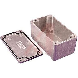 Hammond Diecast Aluminium Enclosure 115x65x50mm (Gehäuse), Elektronikzubehör + Gehäuse, Grau