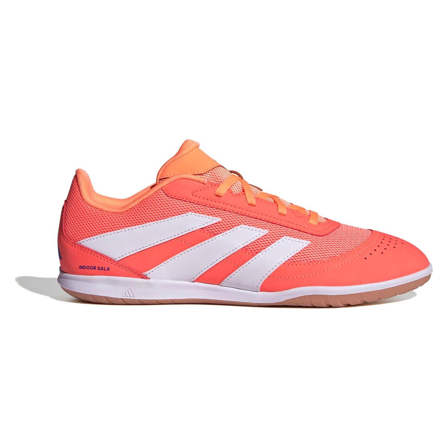 Adidas, Unisex, Voetbalschoenen, Predator Club Sala In Coral Blaze Orange, 45 1/3 Unisex (45 1/3), Blauw, Oranje, Wit