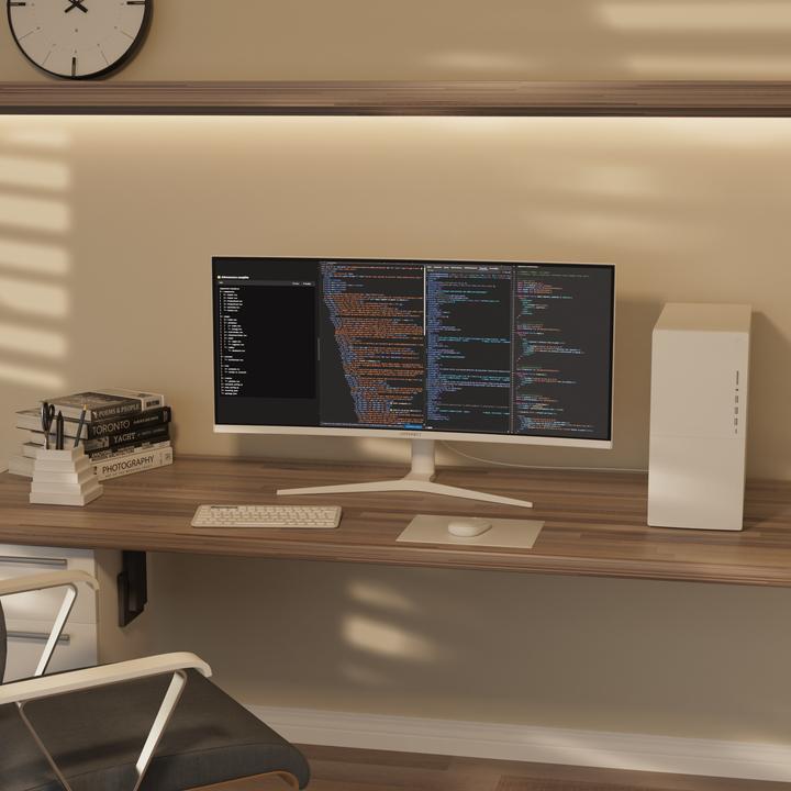 Actual product image Japannext 86,4cm JN-IPS340UWQHD60C-C65W-HS-W curved UWQHD (3440 x 1440 pixels, 34")