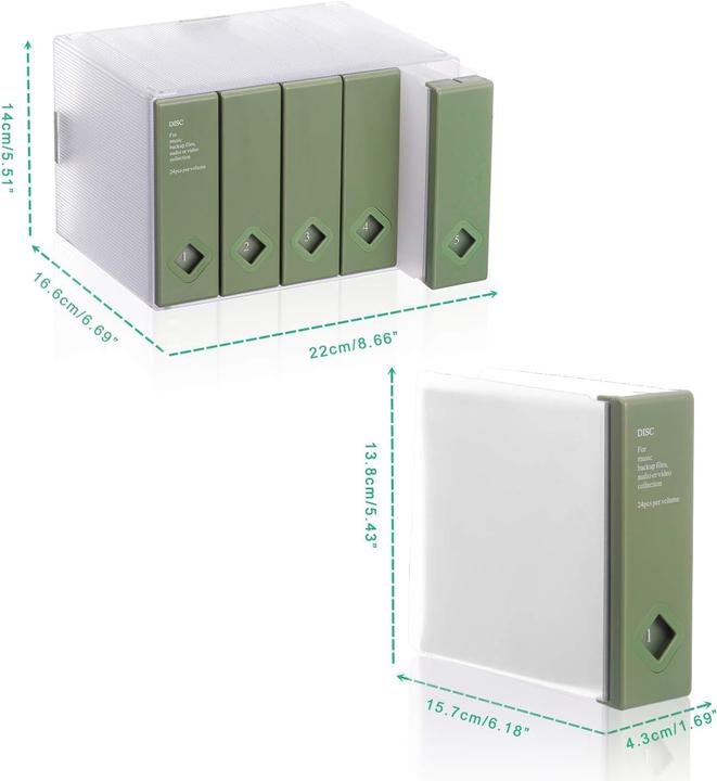 Immagine prodotto AhfuLife Scatole per CD/DVD/Blu-ray