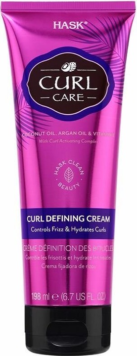 Image du produit Hask CURL CARE crème de définition des boucles 198 ml (Pâte capillaire, 198 ml)